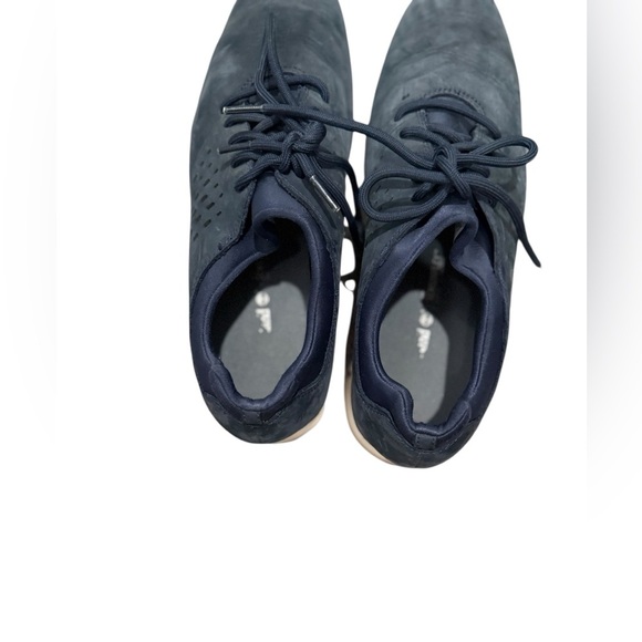 Timberland Bradstreet Sensorflex Navy Blue Leather lace up Oxford Sneakers sz 10 - Picture 4 of 7